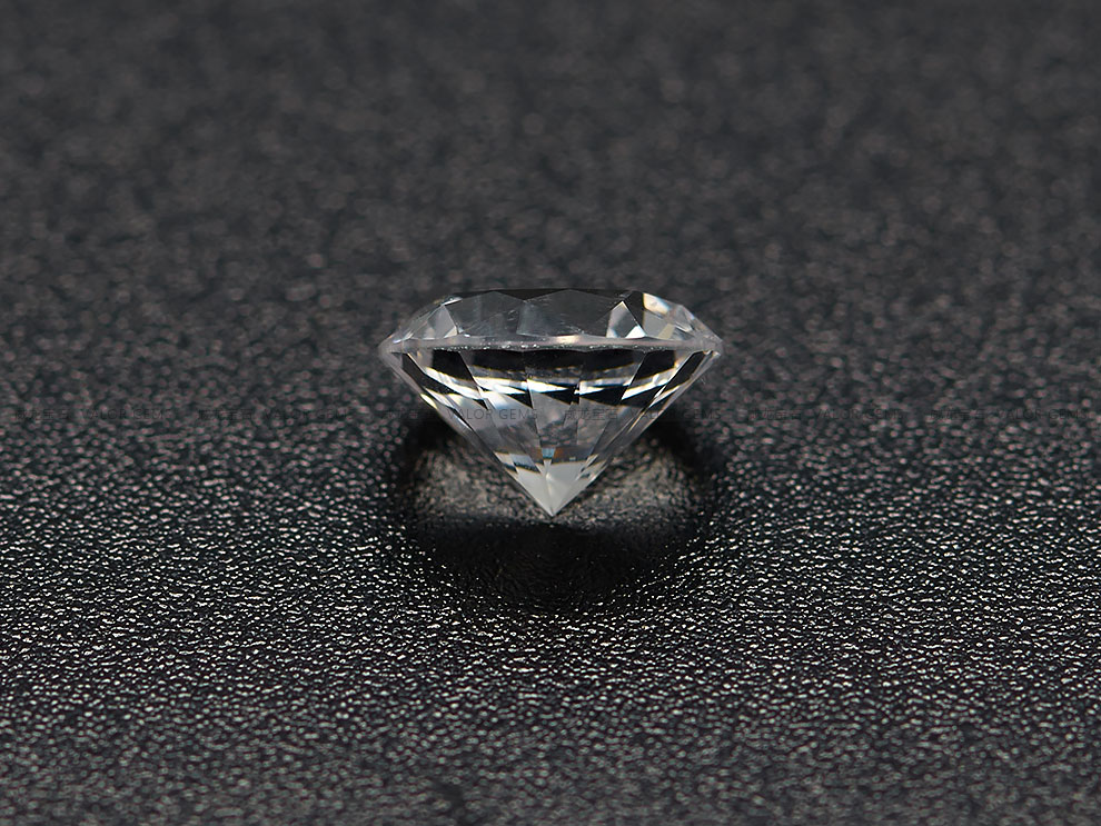 3a正品 白色圆形八心八箭合成刚玉 synthetic corundum