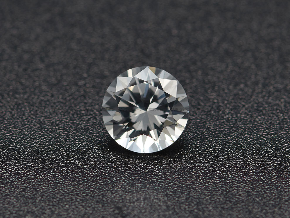 3a正品 白色圆形八心八箭合成刚玉 synthetic corundum